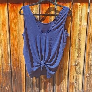 Navy twist Tanktop